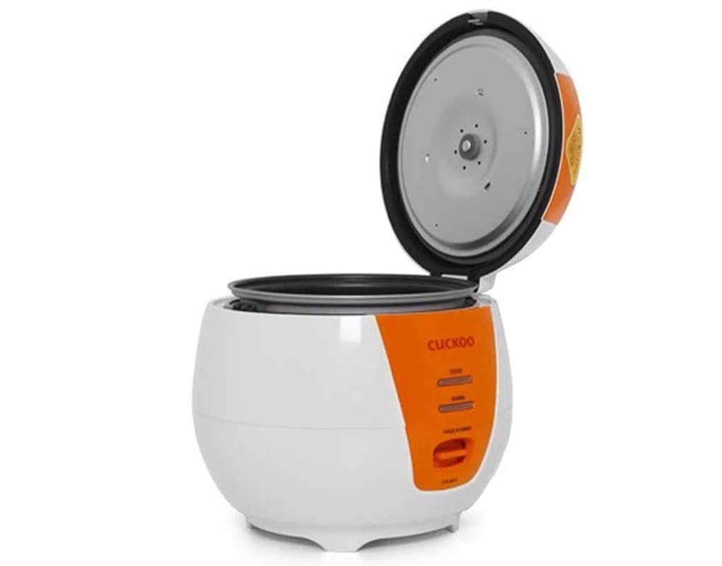 Nồi cơm điện 1.0L Cuckoo CR-0661 - Xanh/Cam